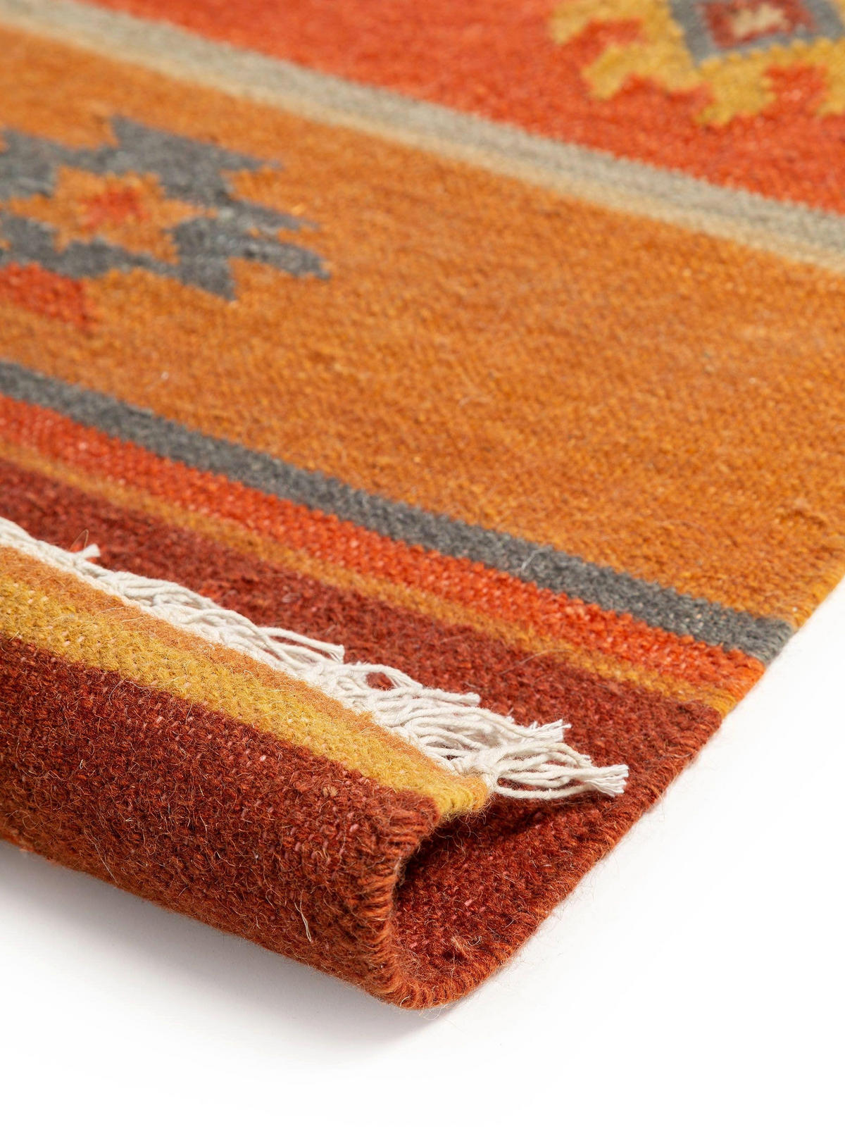KELIM handgewebt Zohra Multicolor 70x140 cm - Multicolor, Textil (70/140cm) - benuta Pure