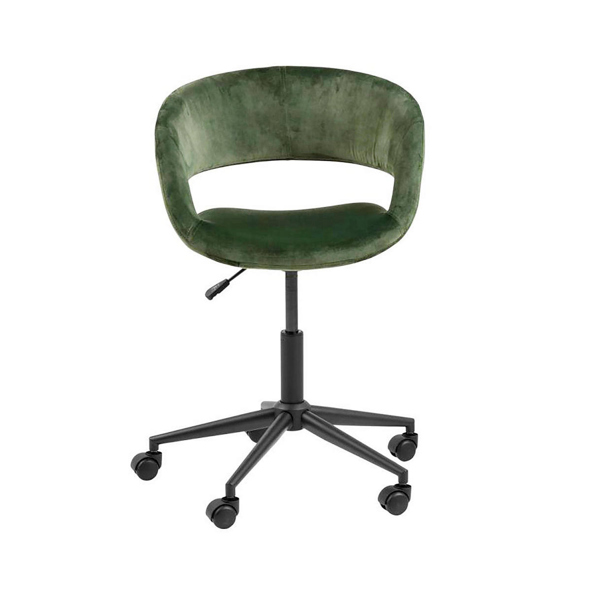 BÜROSTUHL, Grün - Grün, Textil (56/87/54cm) - Oviala
