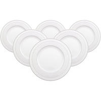 SPEISETELLER Gray Pearl weiß ø 27,5 cm 6er Set - Weiß, Keramik (27.5cm) - Villeroy & Boch