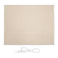 SONNENSEGEL - Beige, Textil/Metall (600/500cm) - Relaxdays
