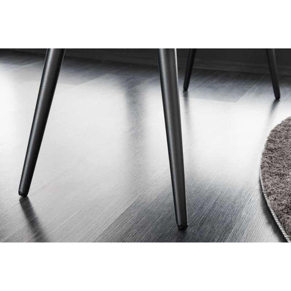 SITZBANK BOUTIQUE Samt Dunkelgrau, Schwarz 100 cm - Dunkelgrau, Textil (100/45/35cm) - riess-ambiente