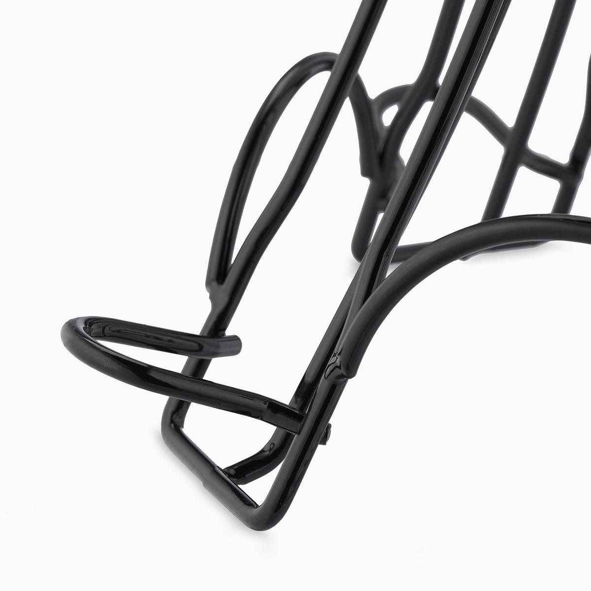 KAPSELHALTER - Schwarz, Metall (21.5/30/21.5cm) - Relaxdays