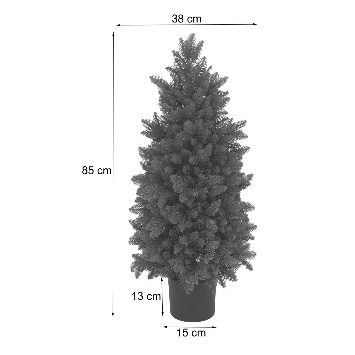 WEIHNACHTSBAUM Grün - Grün, Kunststoff (85cm) - MCW