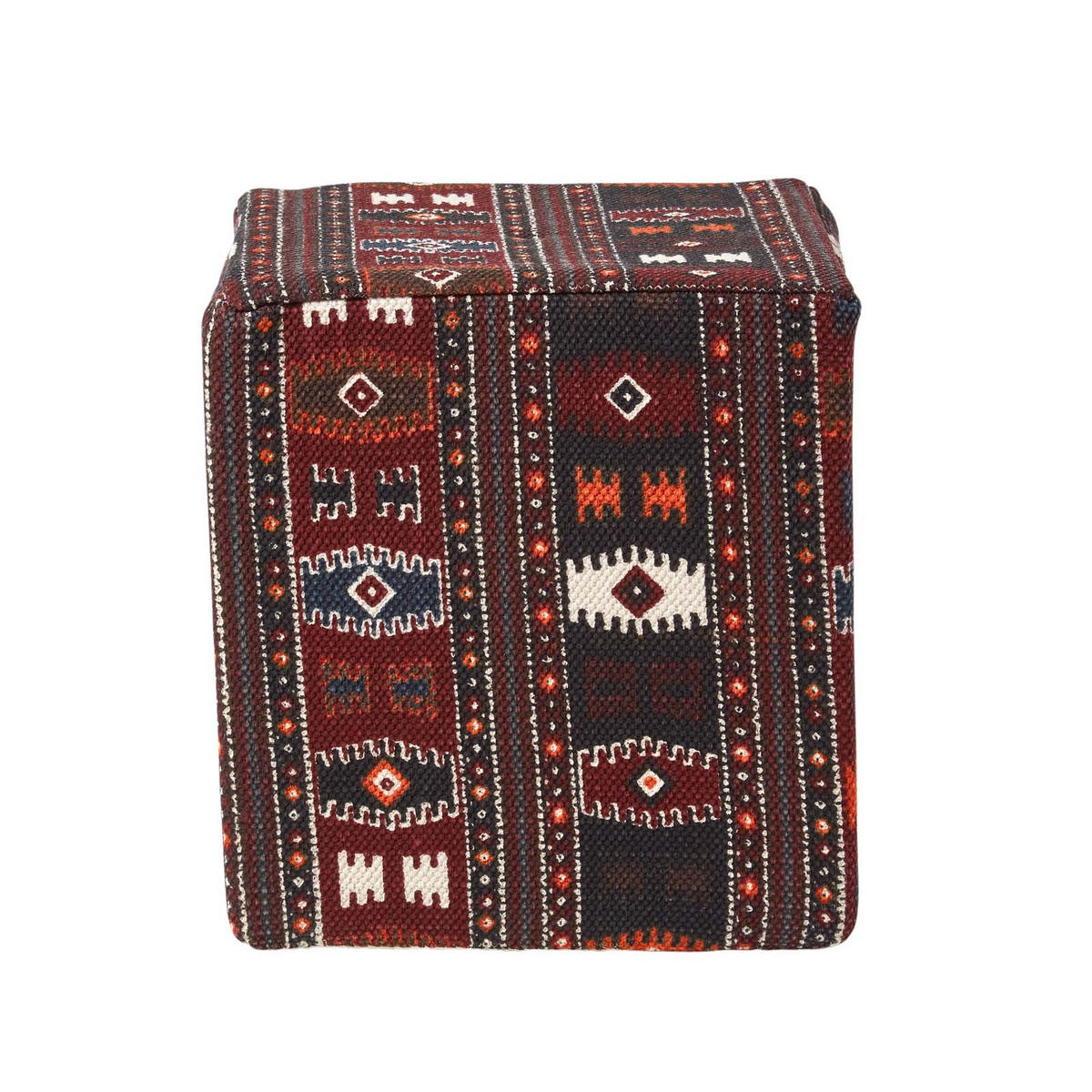 SITZWÜRFEL mit Kelim-Muster, 36/36/38 cm - Multicolor, Textil (36/38/36cm) - Homescapes