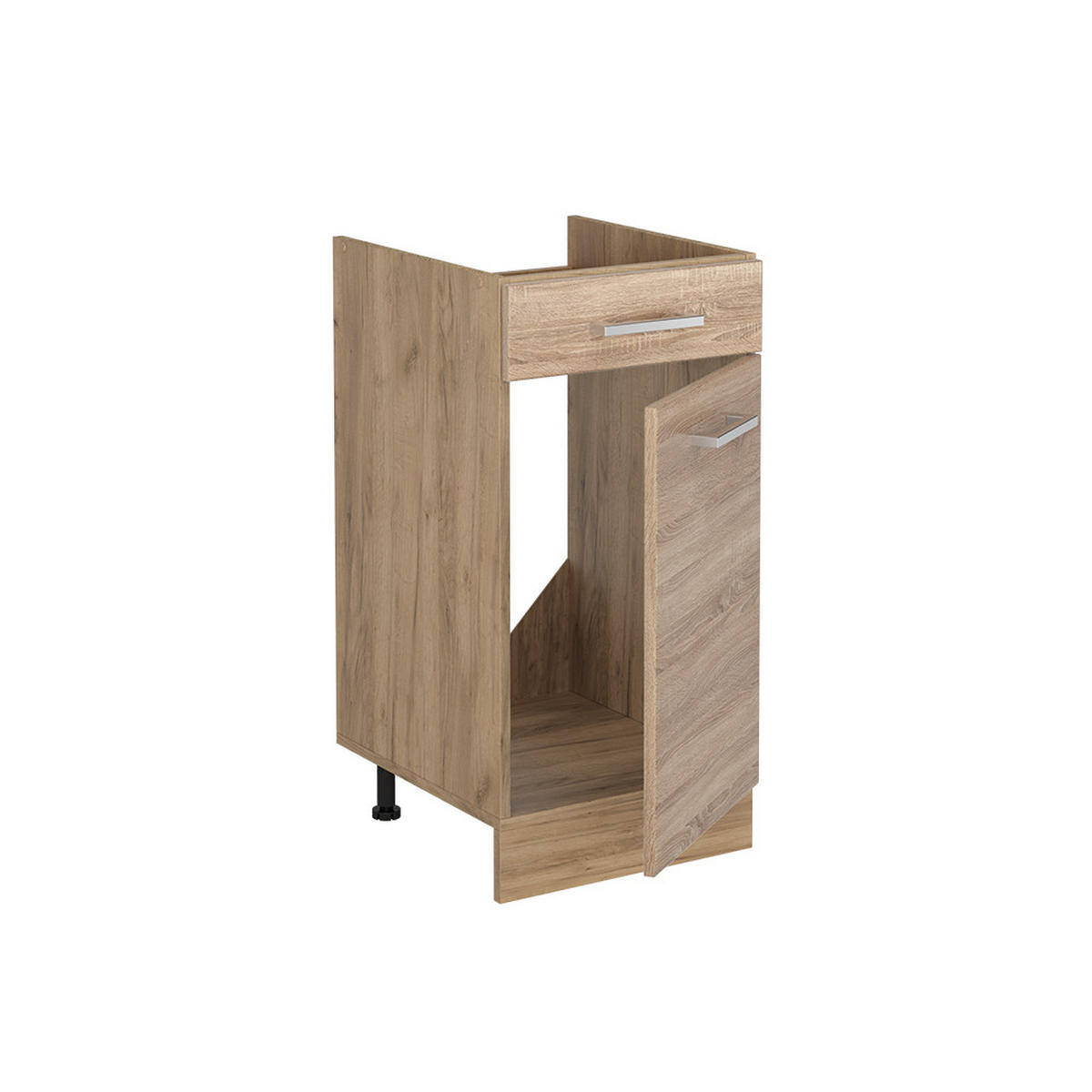 DULAP DE BAZĂ DE BUCĂTĂRIE R-Line, Sonoma/Stejar auriu, 40 cm fără blat de lucru - stejar miere/stejar Sonoma, compozit lemnos (40/81.6/46cm) - Vicco