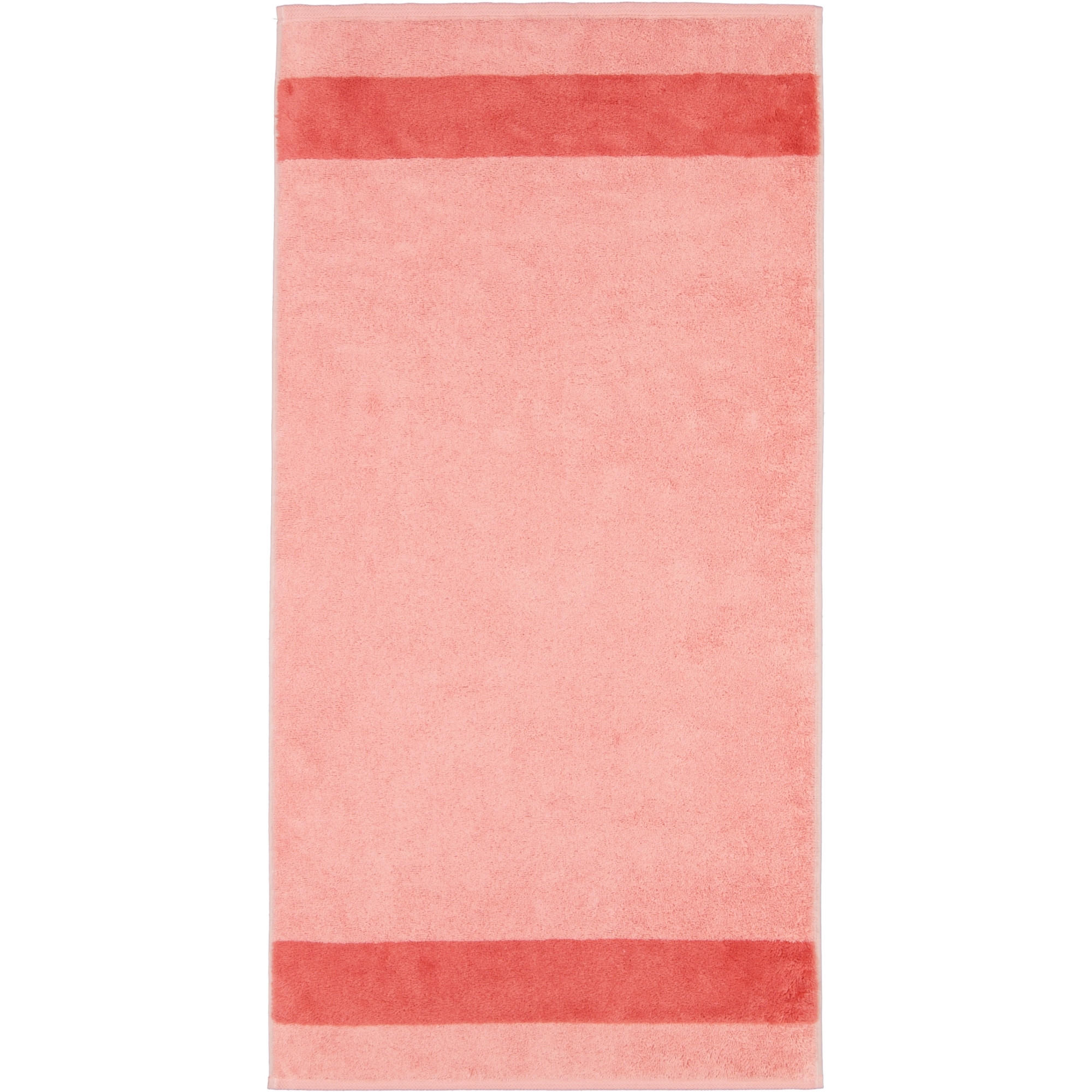 HANDTÜCHER LUXURY DOUBLE 2560 CORAL - 22 - Rot, Textil (50/100cm) - Zöllner