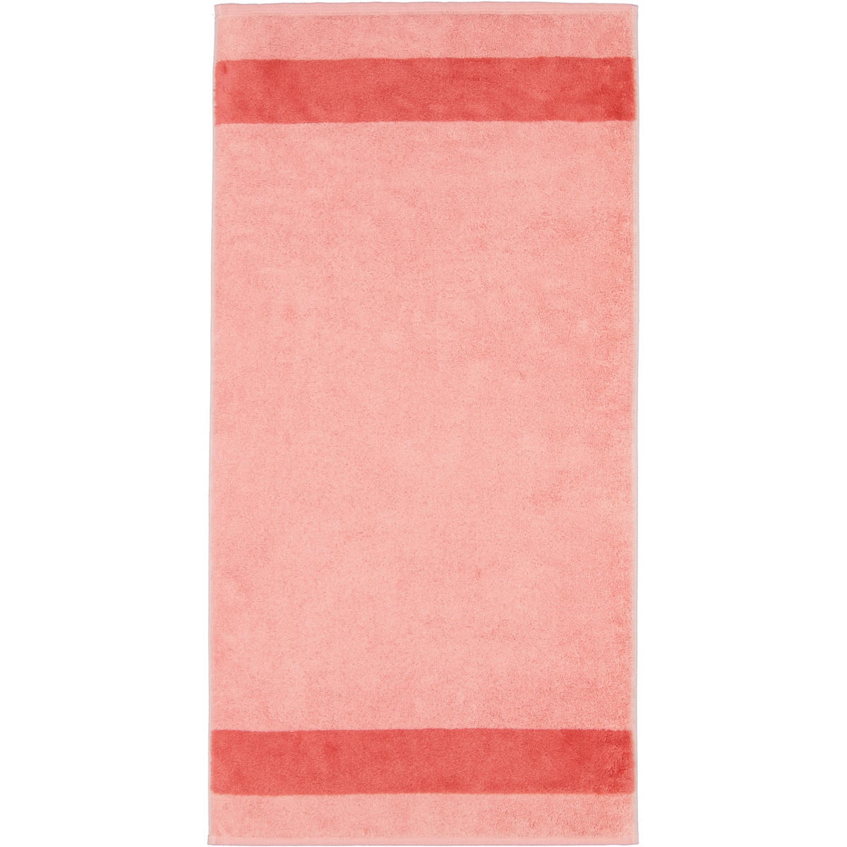 HANDTÜCHER LUXURY DOUBLE 2560 CORAL - 22 - Rot, Textil (50/100cm) - Zöllner