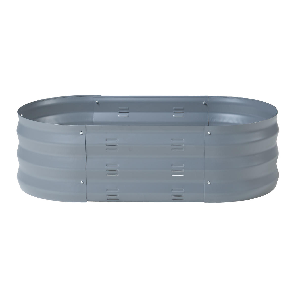 PFLANZBEET Alfedena - Anthrazit, Metall (90/25/50cm) - casa.pro