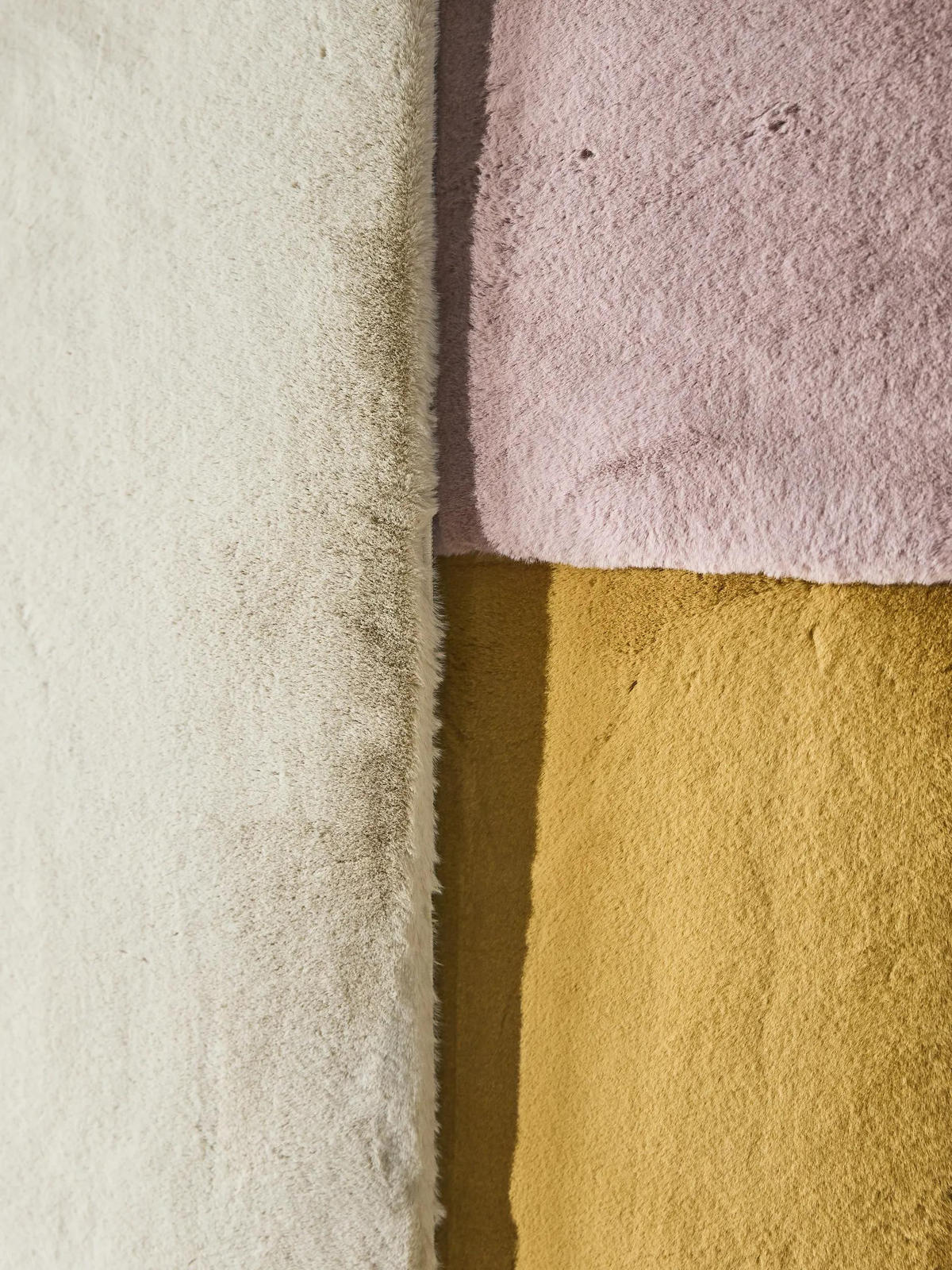 KUNSTFELL-TEPPICH Dave Rosa 230x340 cm - Rosa, Textil (230/340cm) - benuta Nest