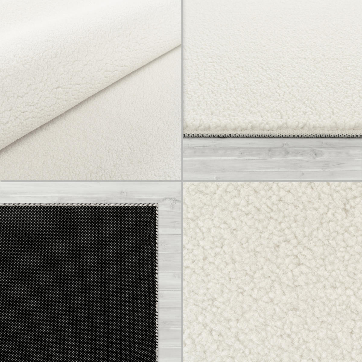 HOCHFLORTEPPICH 200/280 cm Teddy 260 - Creme, Textil (200/280cm) - Paco Home