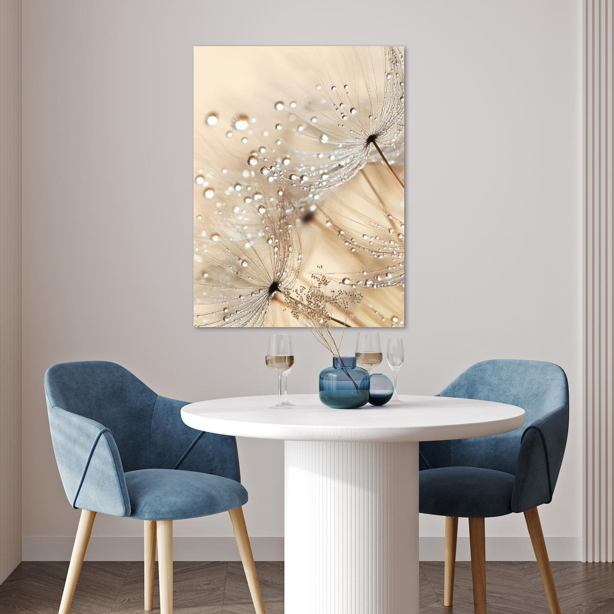 POSTER Löwenzahn - Abstrakt - Natur - Beige 60x80 cm - Braun, Papier (60/80/0.1cm) - MuchoWow