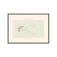 POSTER mit Rahmen Arch Atelier - Ananda 02 - Schwarz/Naturfarben, Holz/Papier (50/70cm) - Poster&Frame