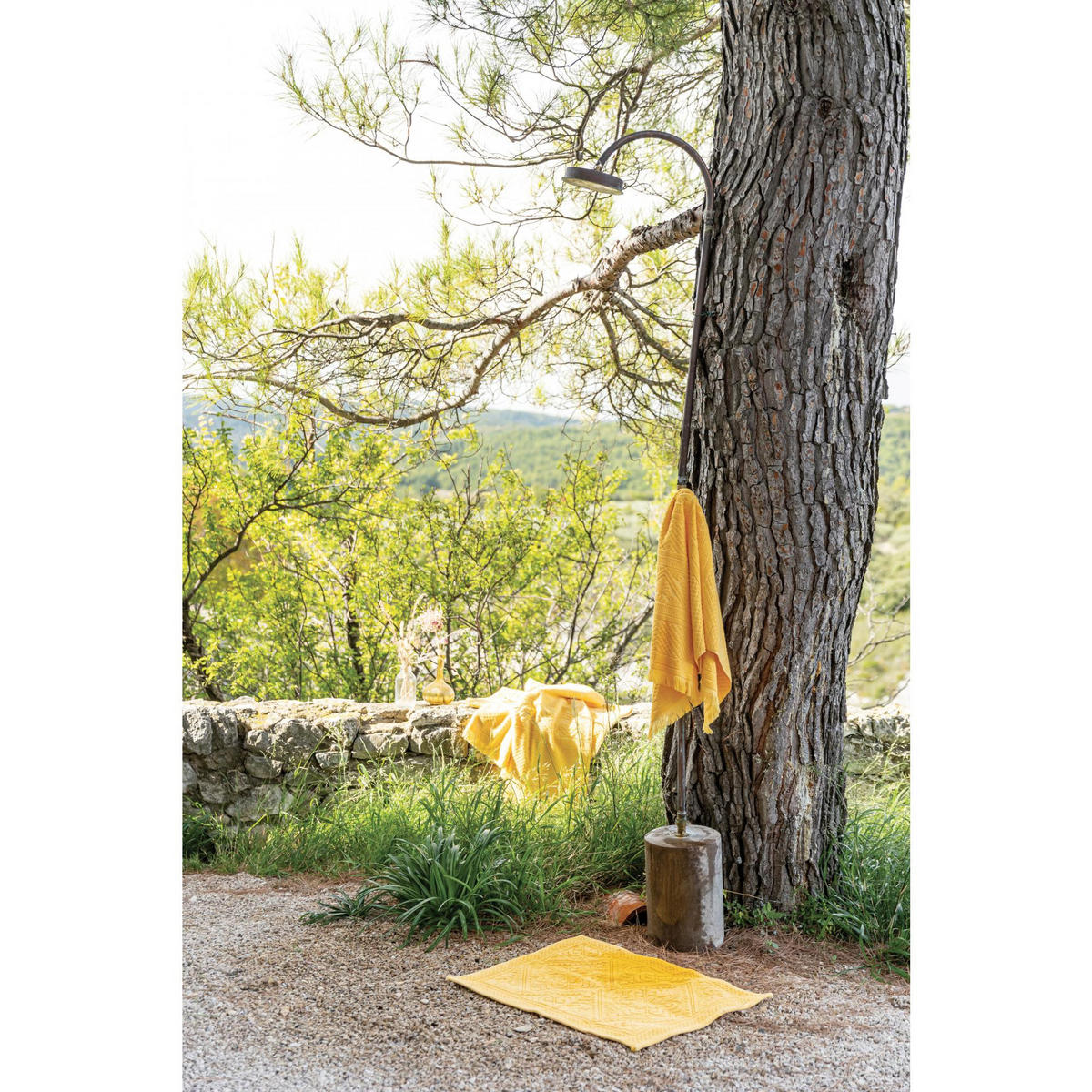 GÄSTETUCH Zoé mimose 30 x 50 cm - Gelb, Textil (30/50cm) - Vivaraise