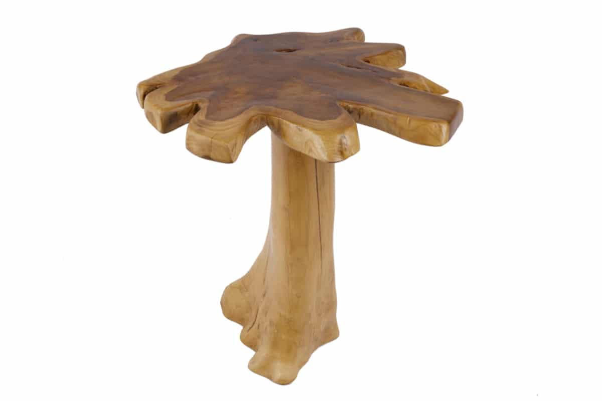 COUCHTISCH ROOT Teakholz rechteckig Natur 50cm - Braun, Holz (50/50/60cm) - riess-ambiente