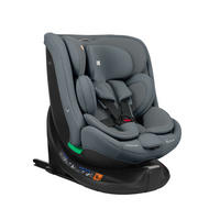 KINDERSITZ i-Van i-Size dunkelgrau (40-150cm) Isofix Gruppe 0+/1/2/3 Kopfstütze - Grau, Kunststoff (43/58cm) - Kikka boo