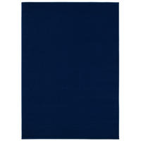 TEPPICH Mono Dunkelblau 180/250 cm - Dunkelblau, Kunststoff (180/250cm) - Tapiso