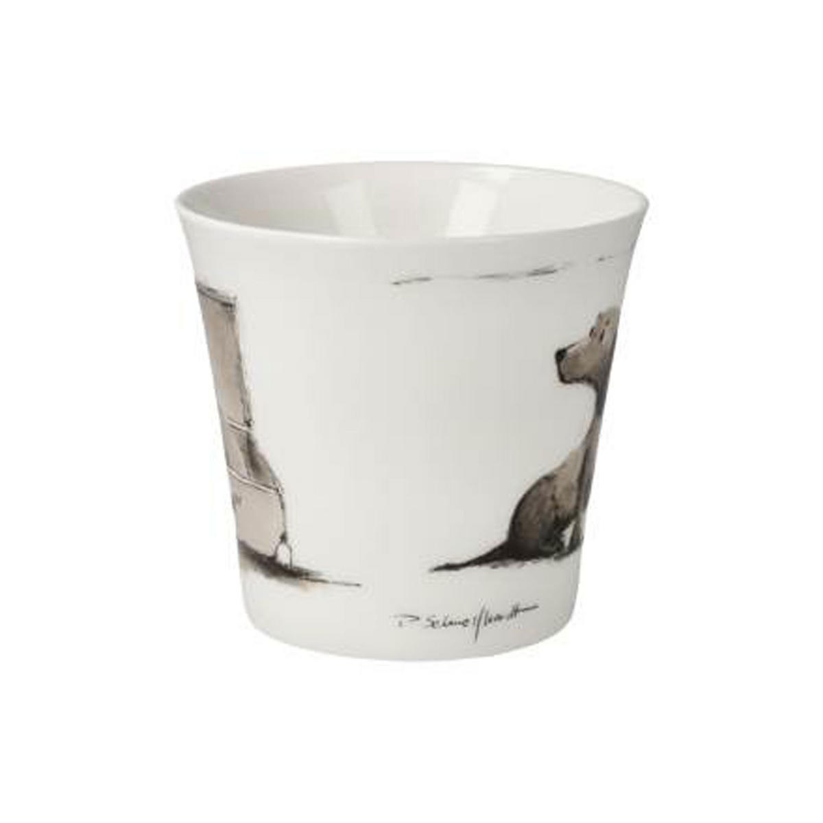 TEETASSE Peter Schnellhardt - Immer an deiner Seite, Fine Bone China - Multicolor, Keramik (0.35L) - Goebel