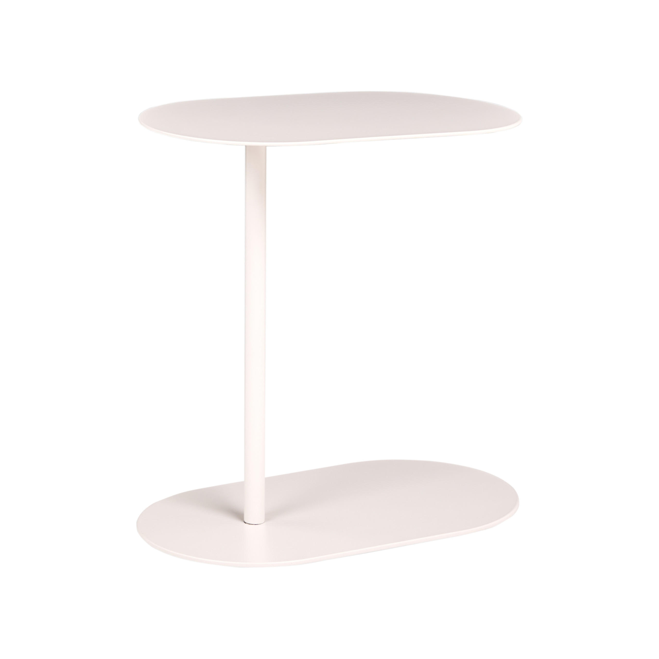 Beliani Beistelltisch Creme 28x49x48 cm
