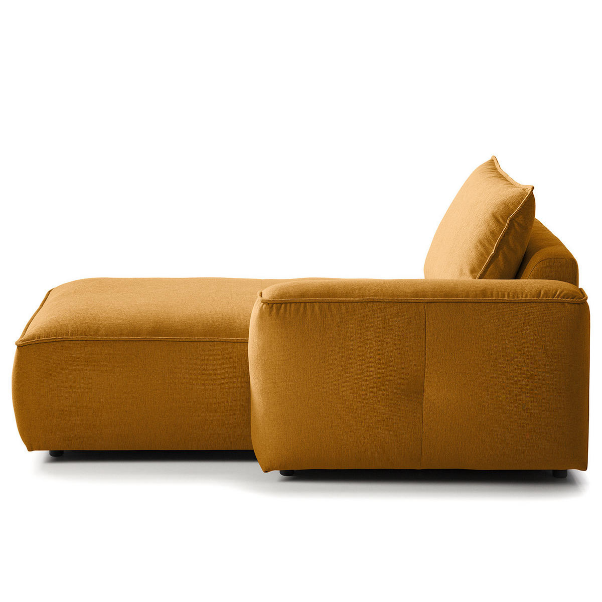 MODULLONGCHAIR - Orange, Holz/Textil (170/82/105cm) - home24