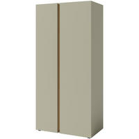 DREHTÜRENSCHRANK Lico für Jugendzimmer, mit 2 Türen, Eukalyptus - Eukalyptusholzfarben, Holzwerkstoff (90/195/50cm) - Beautysofa