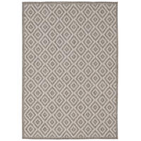 IN & OUTDOOR TEPPICH VALENCIA FLIESENOPTIK - Grau, Textil (80/150cm) - Pergamon