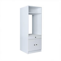 WASCHMASCHINENSCHRANK Serie 1 67cm Breit, 184cm Hoch - Weiß, Holzwerkstoff (67/184/67cm)