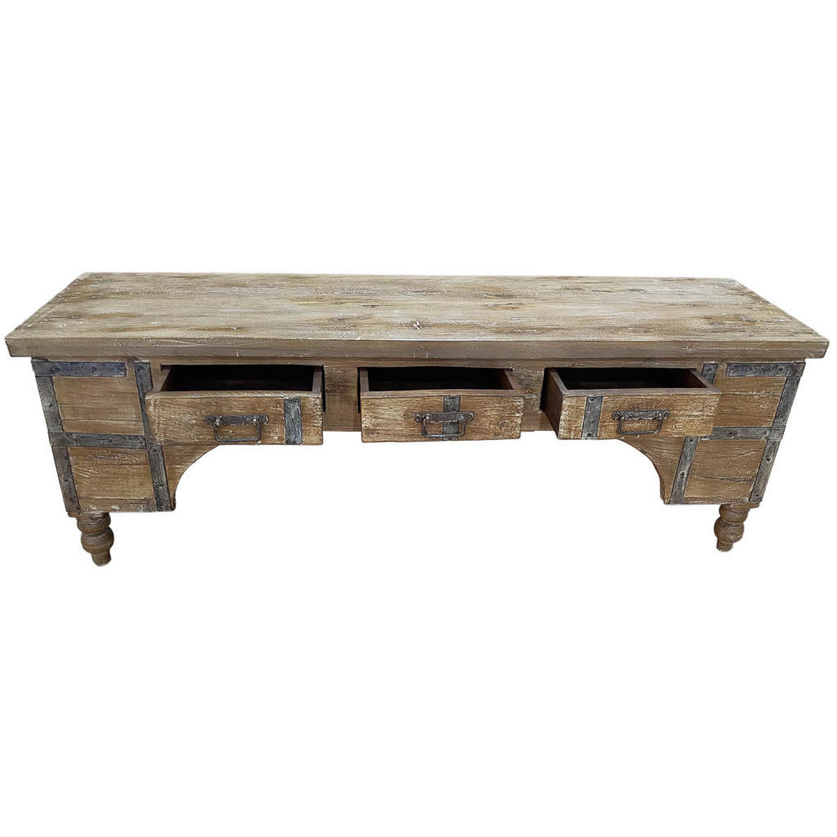 TV-LOWBOARD aus Holz, 175x45x57cm - Braun, Holz (175/57/45cm) - Wanderlust
