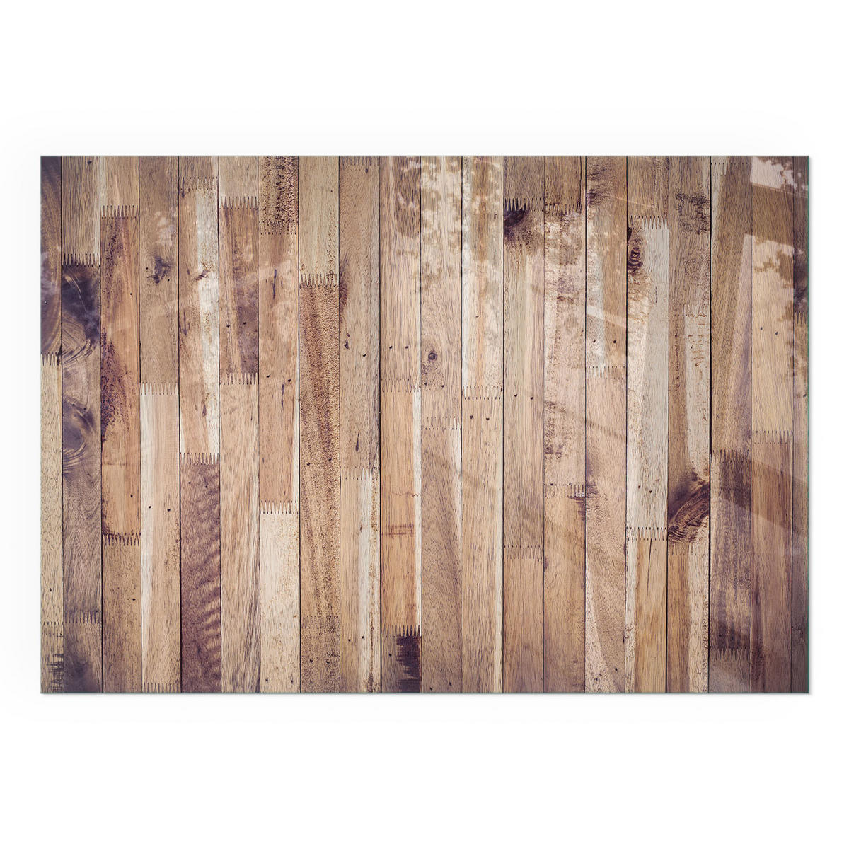 GLASPLATTE für Kamin 100x70 cm - Braun, Glas (100/70/0.4cm) - TULUP