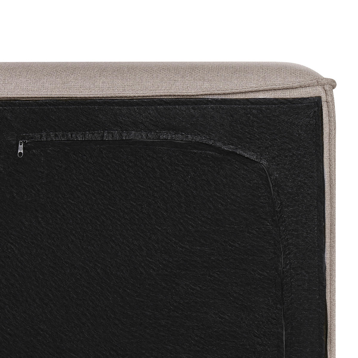 POLSTERBETT mit Lattenrost 160x200 cm Braun Linards - Hellbraun, Textil (160/200cm) - Beliani