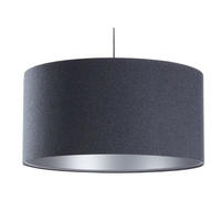 HÄNGELEUCHTE Blau 50/25 cm - Blau/Grau, Kunststoff (50/0.8/25cm) - ONZENO