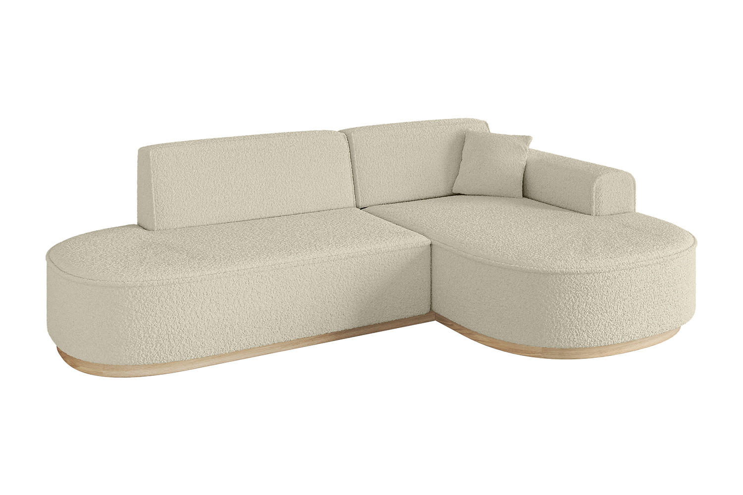 Altdecor Ecksofa Beige 243x171 cm