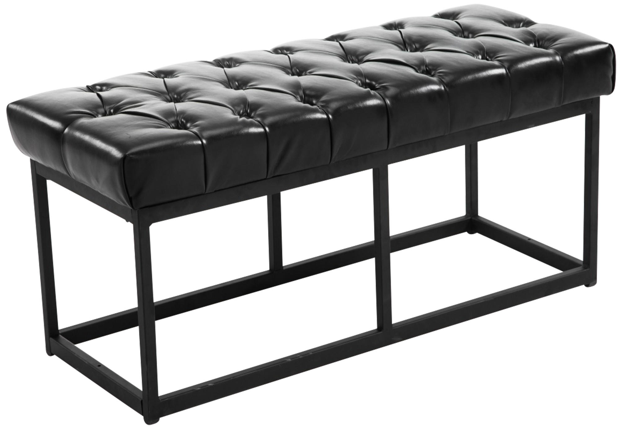 Deluke Sitzbank Schwarz 100x46x38 cm