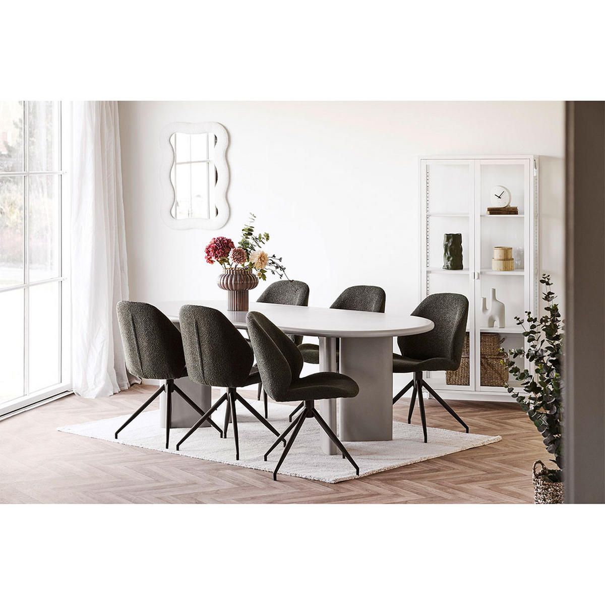 ESSTISCH, Nagano, Sandfarben, MDF, 100 x 220 x 75 cm - Sandfarben, Holzwerkstoff (220/100/75cm) - ebuy24