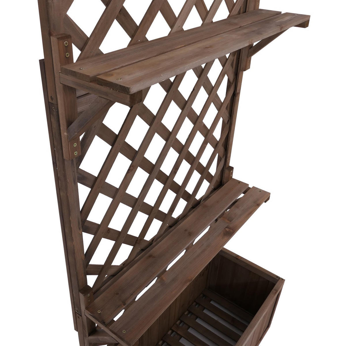 HOCHBEET 177x77x33cm Braun - Braun, Holz (77/177/33cm) - PROREGAL