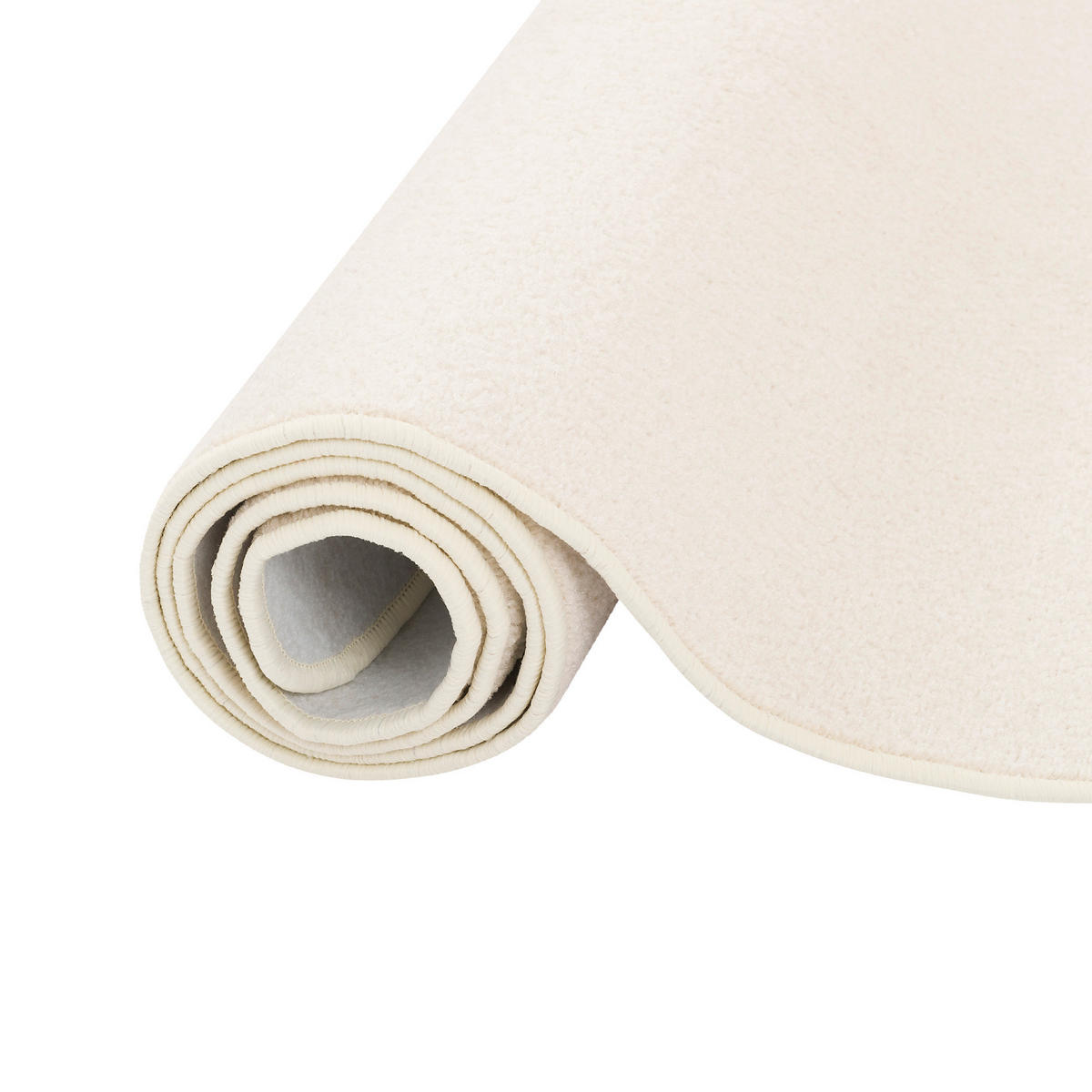 TREND VELOURS LÄUFER TEPPICH JOY - Creme, Textil (80/200cm) - Snapstyle