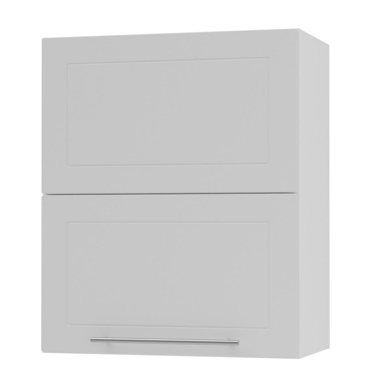 KÜCHENHÄNGESCHRANK Kvantum W8B/60 Weiß Matt / Weiß Matt 60 / 32,5 / 72cm - Weiß, Holz/Holzwerkstoff (60/72/32.5cm) - Feldmann-Wohnen