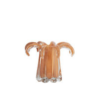 VAZE Avenia Braun 24/24/19 cm - Braun, Glas (19cm) - Light & Living