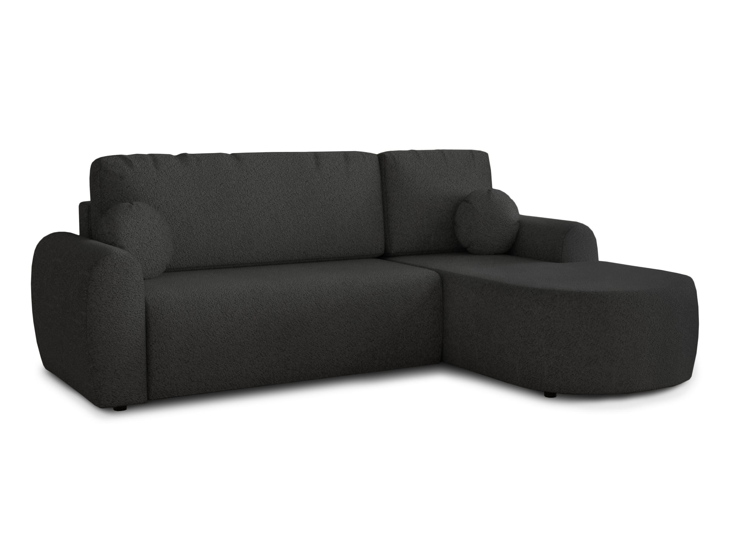 ECKSOFA Jazz, Seite: Rechts - Schwarz, Holz/Textil (240/160cm) - Sofnet