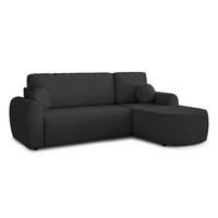 ECKSOFA Jazz, Seite: Rechts - Schwarz, Holz/Textil (240/160cm) - Sofnet