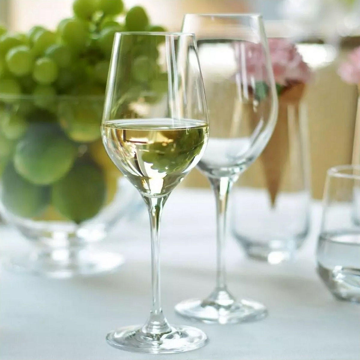 WEISSWEINGLÄSER 6er-Set 340 ML - Transparent, Glas (0.34L) - Krosno Glass