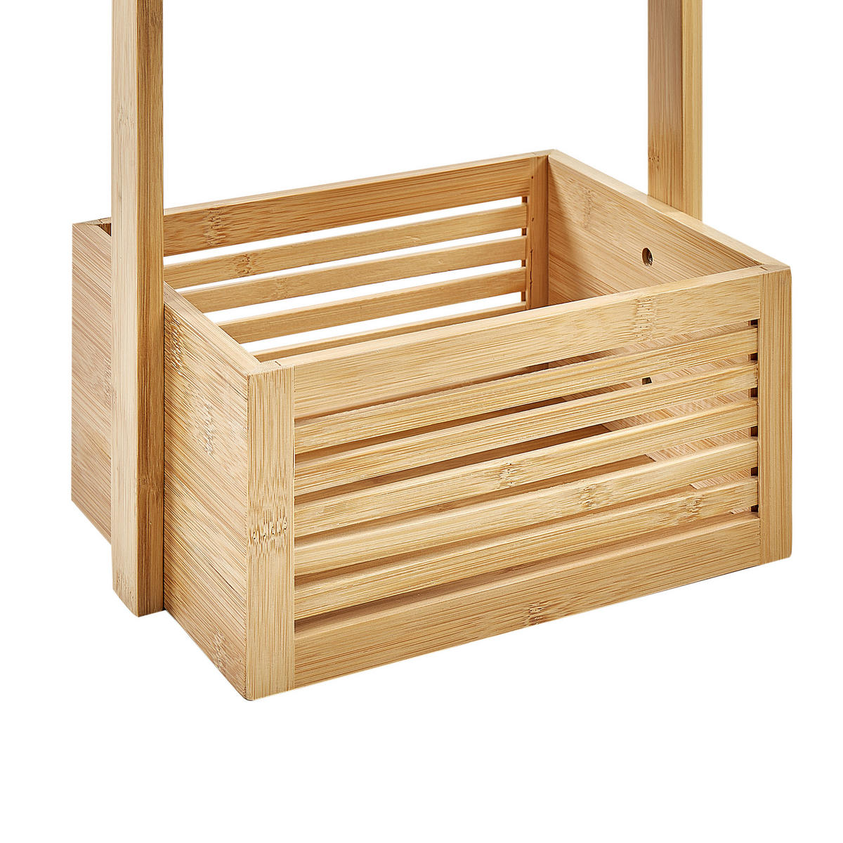 REGAL Bambusholz Hellbraun Waverly - Hellbraun, Holz (27/80/20cm) - Beliani
