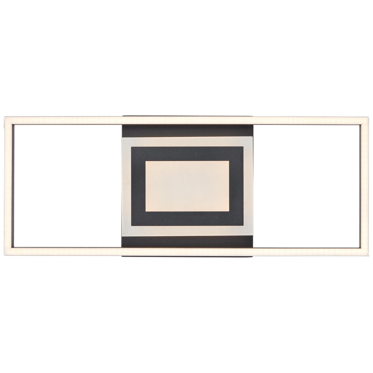 DECKENLEUCHTE Besson G99896A06 - Schwarz, Metall (16/55/4cm) - Brilliant