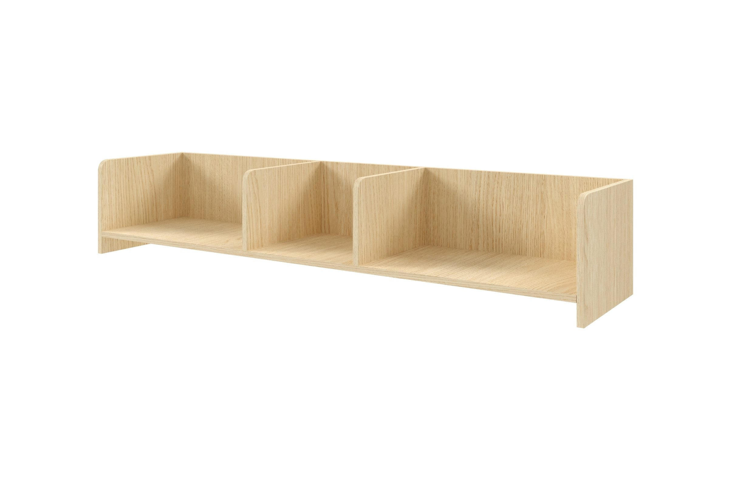 WANDREGAL PAURO 12 143/27/27 cm in Eiche Mavelie / Macadamia - Eichefarben/Beige, Holzwerkstoff (143/27/27cm) - Deine Möbel 24