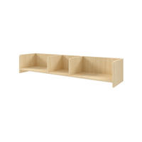 WANDREGAL PAURO 12 143/27/27 cm in Eiche Mavelie / Macadamia - Eichefarben/Beige, Holzwerkstoff (143/27/27cm) - Deine Möbel 24