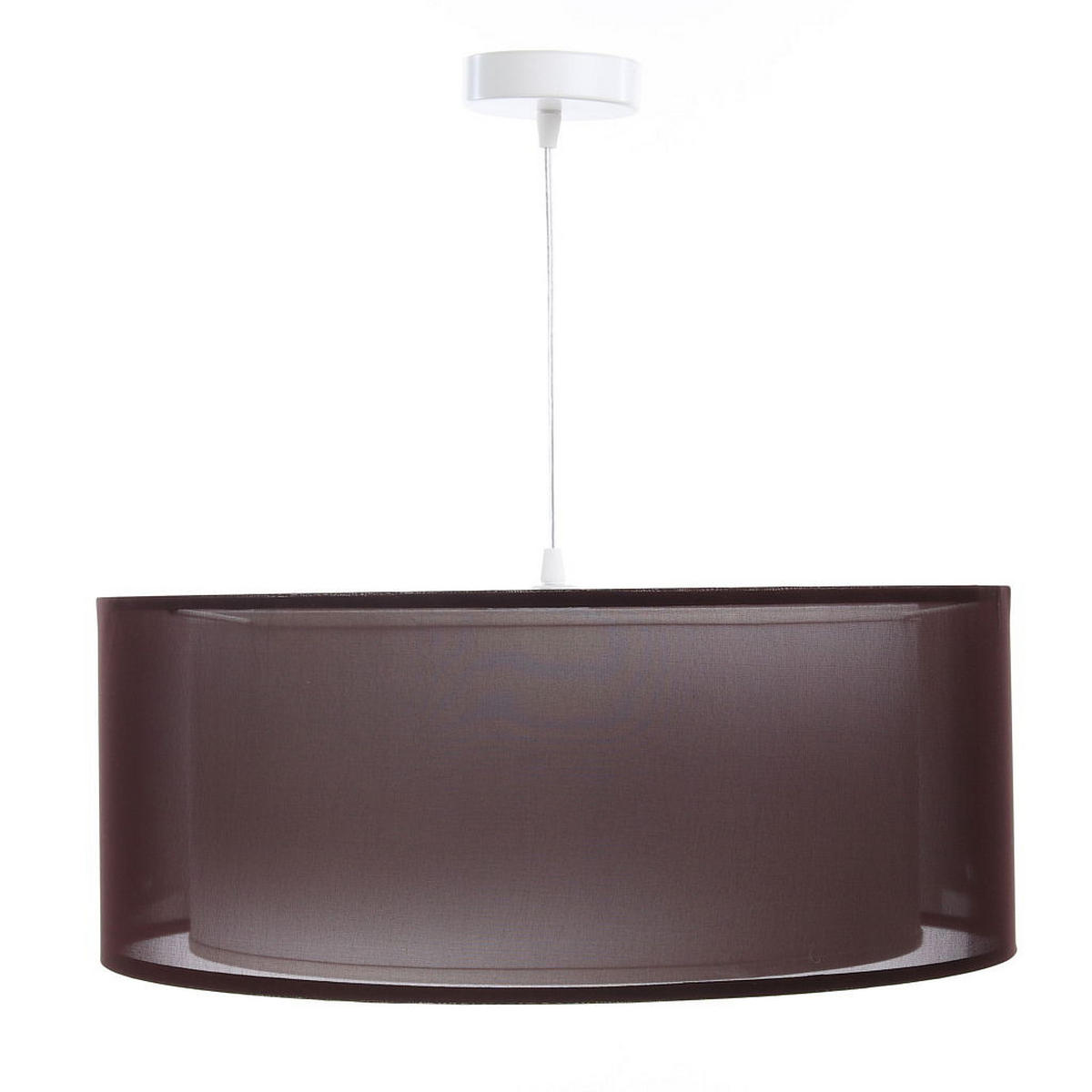 HÄNGELEUCHTE Weiß 50/20 cm - Weiß/Braun, Kunststoff (50/1.2/20cm) - ONZENO