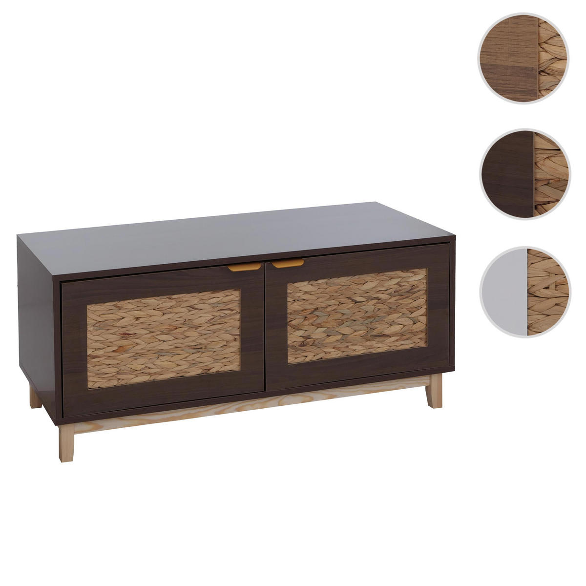 KLOP Walnuss Dekor - barva oreha, les (100/45/42cm) - MCW