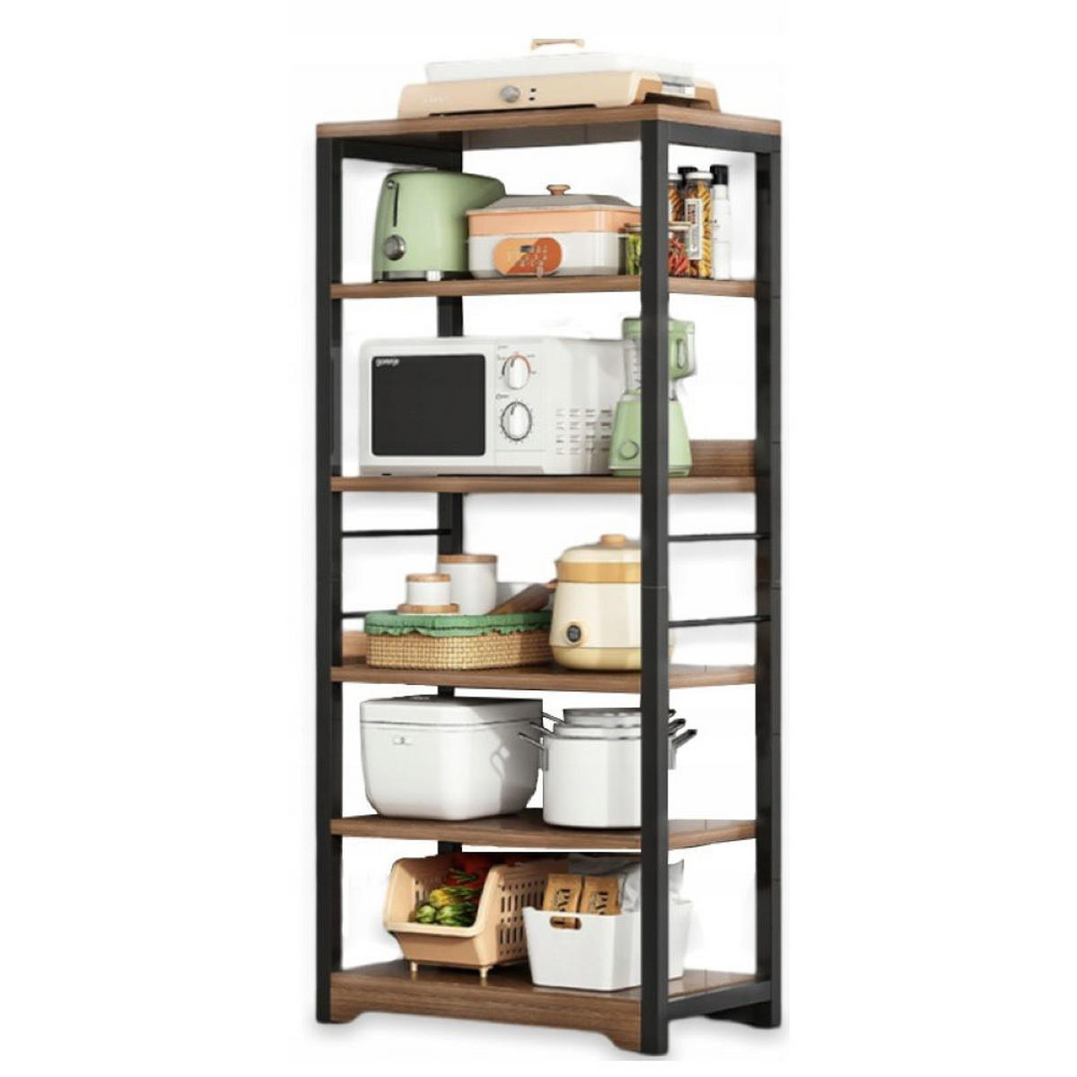 BÜCHERREGAL, braun 60/160/30 cm - Braun, Holzwerkstoff (60/160/30cm) - Rexo