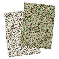 KÜCHENTÜCHER Mistletoe 50/70 cm, 2er-Set - Multicolor, Naturmaterialien (50/70cm) - Boltze Home