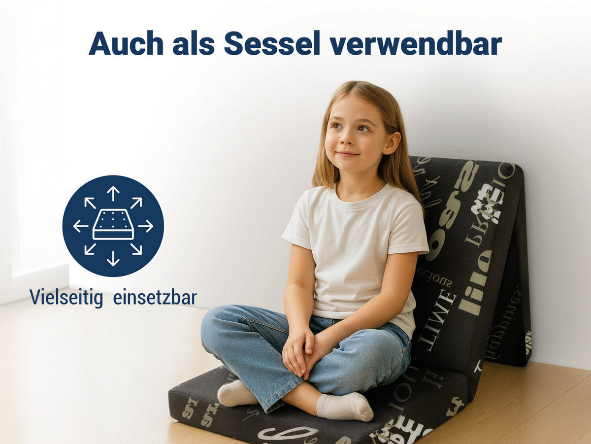 FALTMATRATZE Samba , Farbe: Relax - Naturfarben, Textil (70/190cm) - Sun Garden