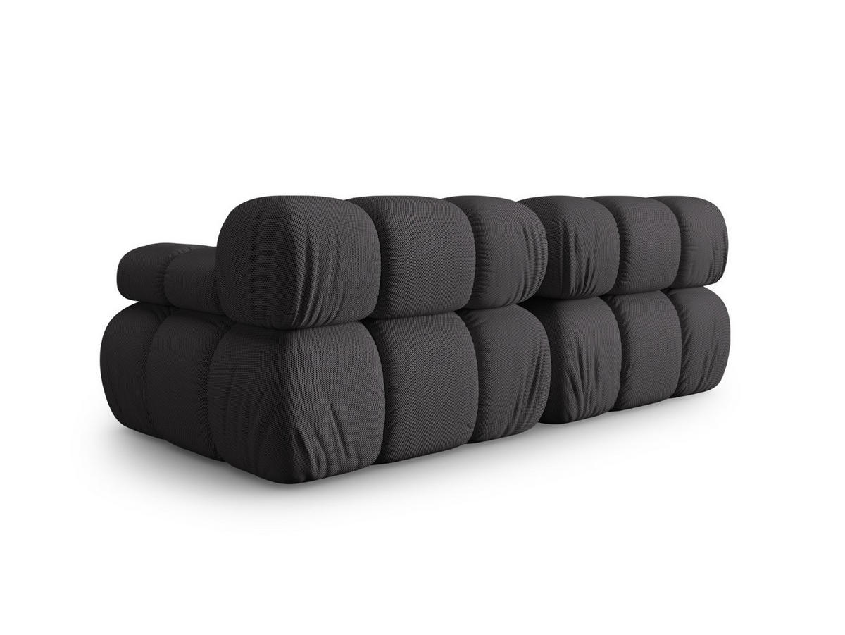 SOFA modular Bellis aus 3D-Stoff Expresso 2 Sitzplätze - Graubraun, Textil (94/70/188cm) - Micadoni